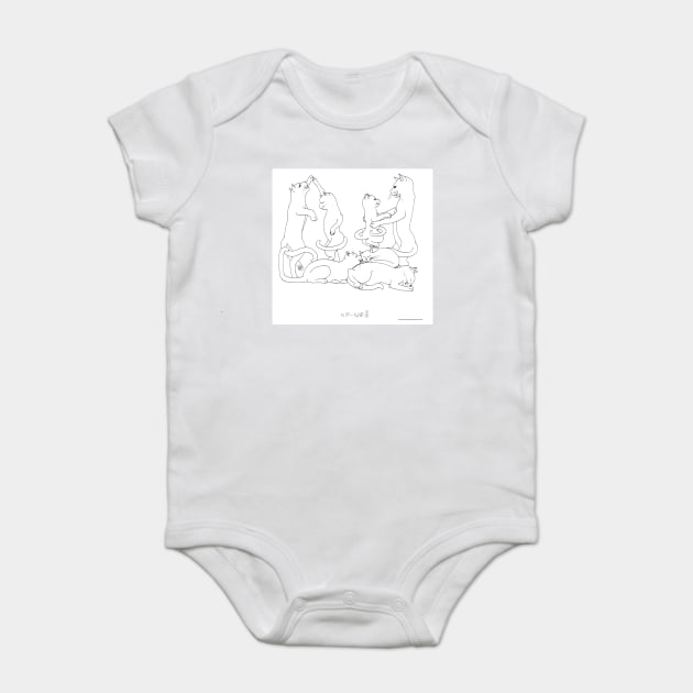 Nip Nap Baby Bodysuit by Purrsanthema